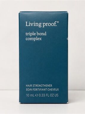 Living Proof Triple Bond Complex Hair Strengthener 10mL Travel Size NIB
